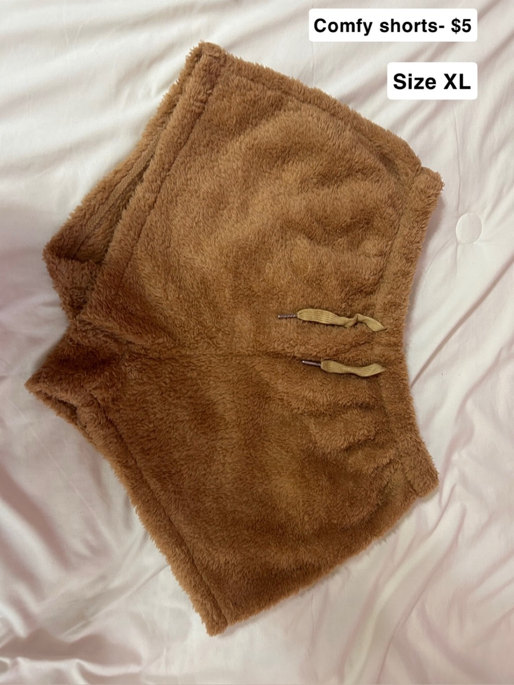 Cozy Plush Women’s Shorts - Brown
